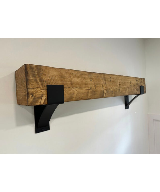 Mantel and Steel Bracket Kit