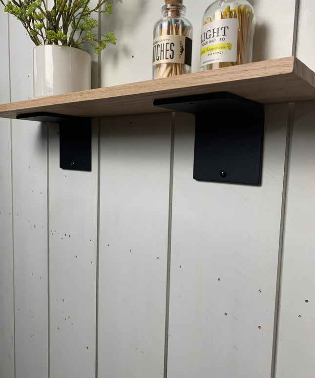 The Lyons L Shelf Bracket – 5" Wide Heavy Duty Steel Support