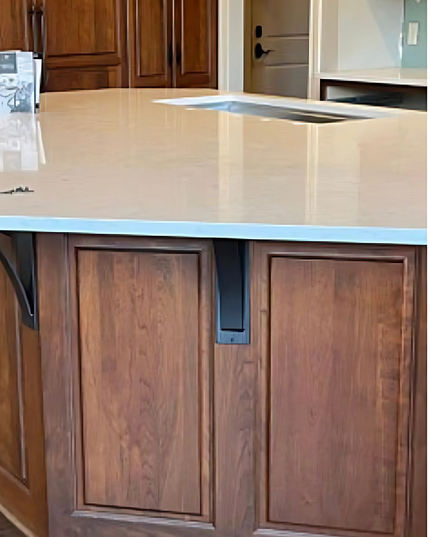 The Dibbles 3" Industrial Shelf Bracket – Heavy Duty Steel, Curved Support Bar, Handmade USA