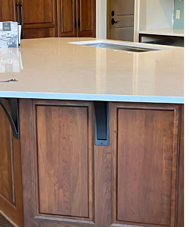 The Dibbles 3" Industrial Shelf Bracket – Heavy Duty Steel, Curved Support Bar, Handmade USA