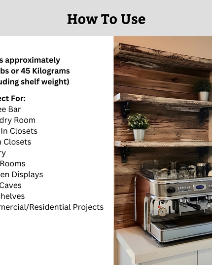 The Glen Cove Modern Shelf Support