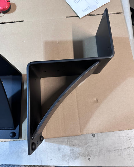 The Mottville 5" Mantel Bracket with Rivets – Heavy Duty Steel, Handmade USA