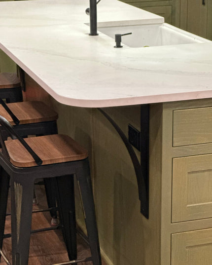 The DeOrdio Modern Industrial Countertop Bracket