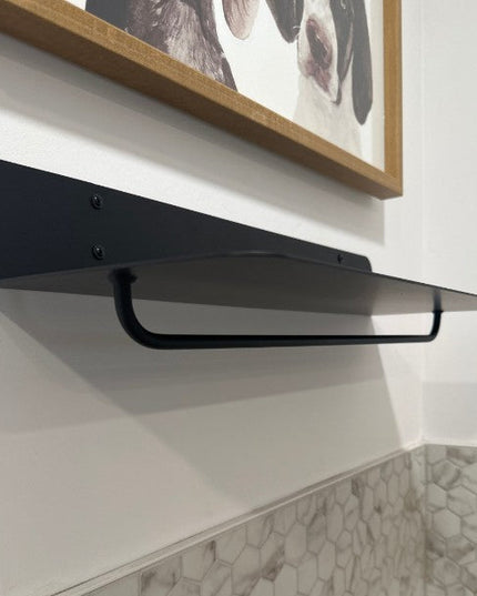 Industrial Farm Co Metal Shelf made with or without towel bar