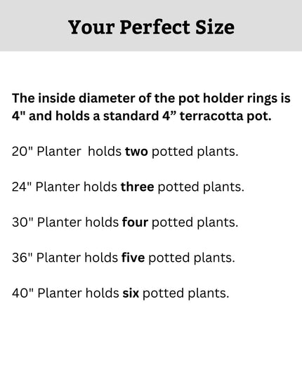 The Watertown Wall Mount Vertical Planter