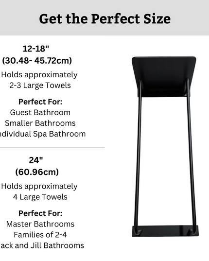 The Diana Towel Rack with Shelf