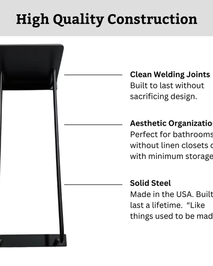 The Diana Towel Rack with Shelf