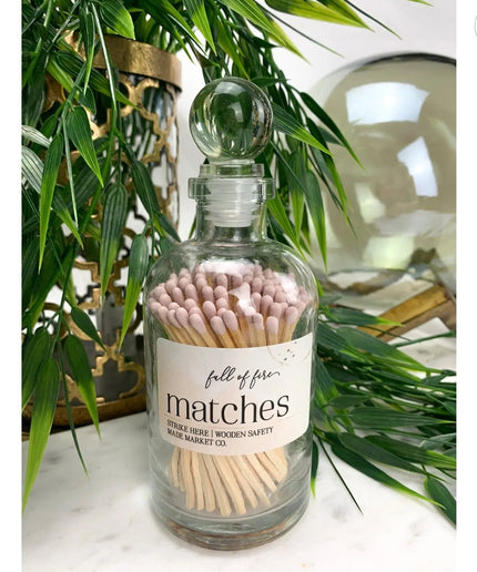 Fancy Apothecary Colored Matches Matches Fuchsia Matches   | Made Market Co.