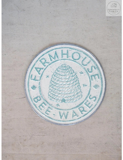 Rustic Bee-Wares Wall Sign  Default Title   | Industrial Farm Co