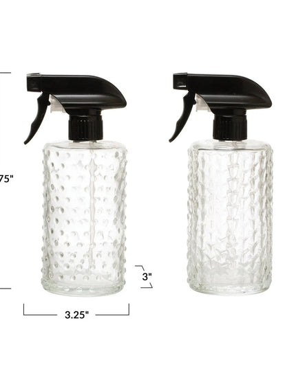 Embossed Glass Spray Bottle     | Industrial Farm Co