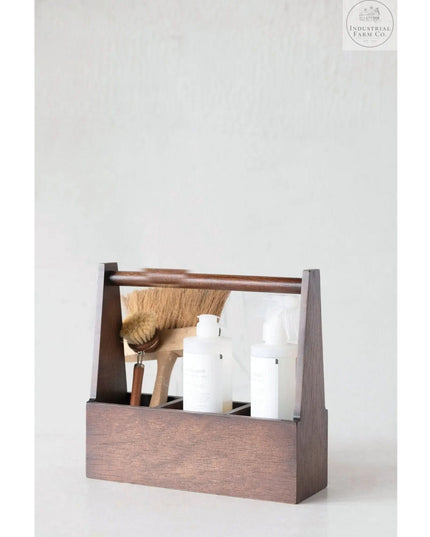 Simple Espresso Farmhouse Caddy     | Industrial Farm Co