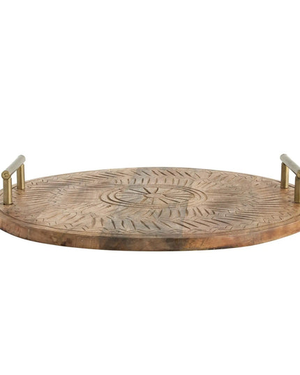 Hand Carved Mango Wood Tray     | Industrial Farm Co