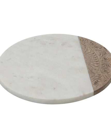 Hand Carved Charcuterie Serving Board     | Creative Co-op