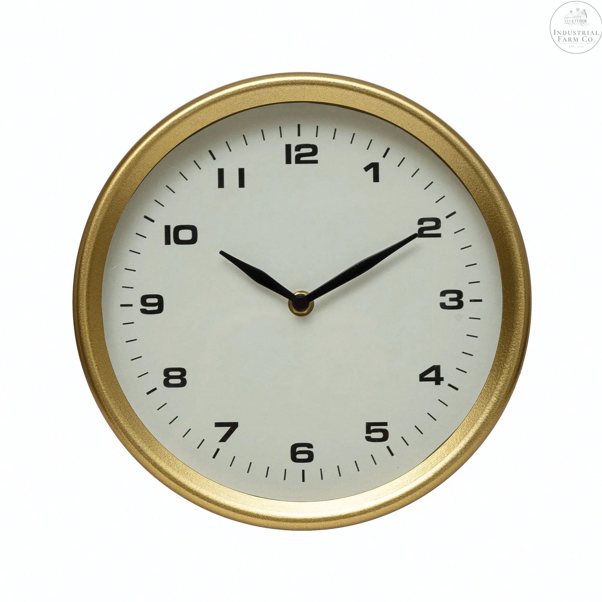 Modern Brass Standing Clock     | Industrial Farm Co
