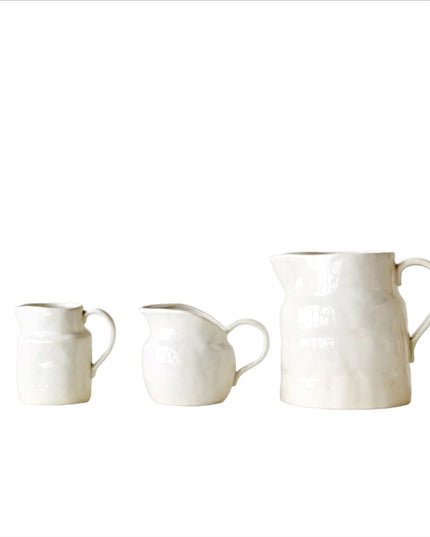 Reproduced Vintage Stoneware Pitcher  Medium   | Industrial Farm Co