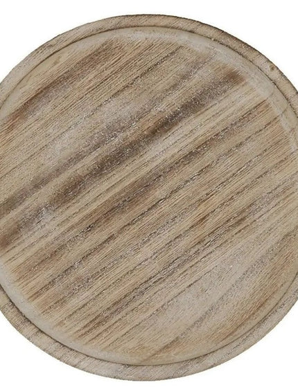 Rustic Paulownia Round Tray     | Industrial Farm Co