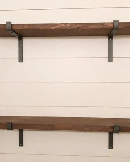 The Abbey Z Style Shelf Brackets Shelf Support 3"  Depth Finish Copper Powder Coat | Industrial Farm Co