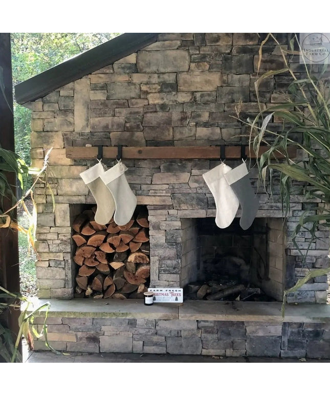 The Annie Stocking Holder  Gold Powder Coat   | Industrial Farm Co