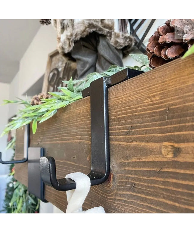 The Annie Stocking Holder  Silver Powder Coat   | Industrial Farm Co