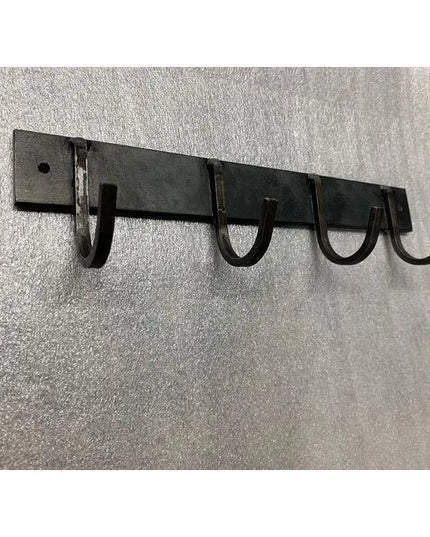 The Binghamton Style Key Rack Coat Rack Silver Powder Coat   | Industrial Farm Co