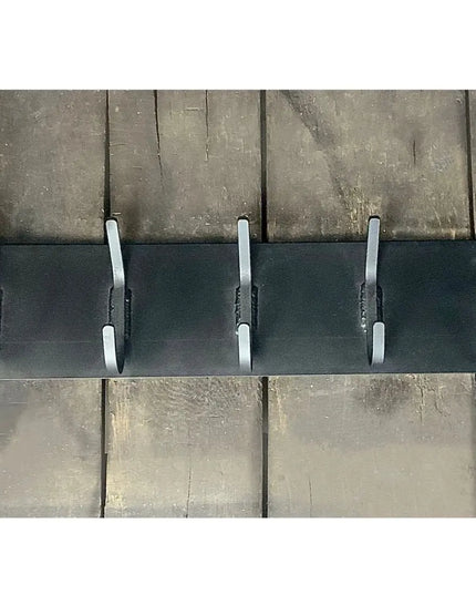 The Bo Style Lodge Coat Rack Coat Rack 10" Wall Mount Length Finish Gold Powder Coat | Industrial Farm Co