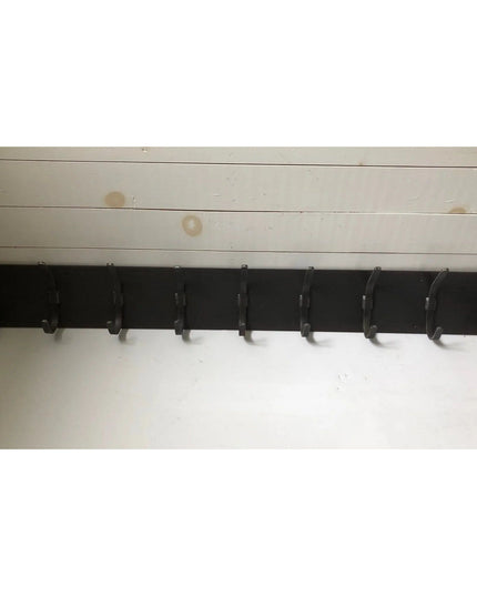 The Bo Style Lodge Coat Rack Coat Rack 10" Wall Mount Length Finish Silver Powder Coat | Industrial Farm Co