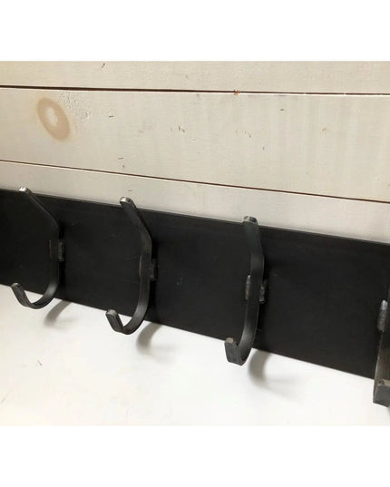 The Bo Style Lodge Coat Rack Coat Rack 14” Wall Mount Length Finish Black Powder Coat | Industrial Farm Co