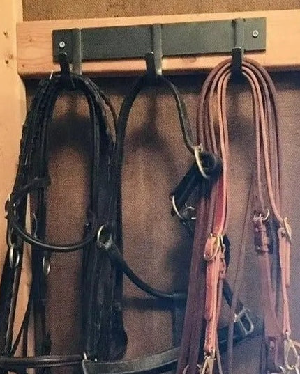 The Camillus Style Coat Rack Coat Rack 10" Wall Mount Length Finish Black Powder Coat | Industrial Farm Co