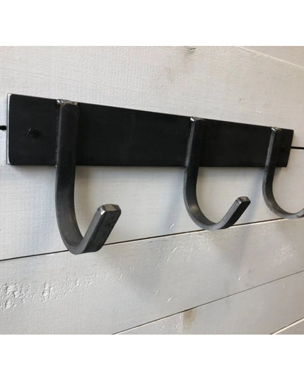 The Camillus Style Coat Rack Coat Rack 10" Wall Mount Length Finish Gold Powder Coat | Industrial Farm Co