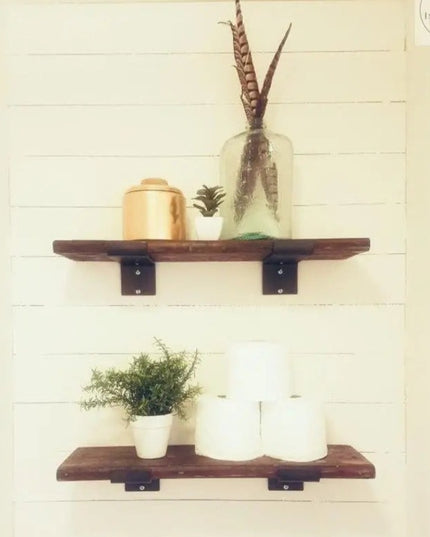 The Cedarvale Shelf Supports Shelf Support 3"  Depth Finish Raw - Uncoated Metal | Industrial Farm Co