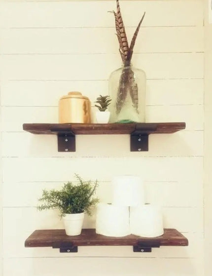 The Cedarvale Shelf Supports Shelf Support 3"  Depth Finish Raw - Uncoated Metal | Industrial Farm Co