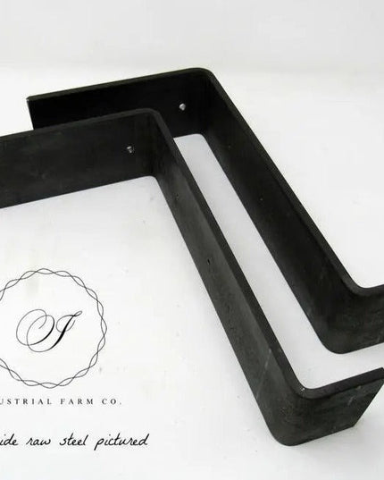 The Cedarvale Shelf Supports Shelf Support 3"  Depth Finish Black Powder Coat | Industrial Farm Co