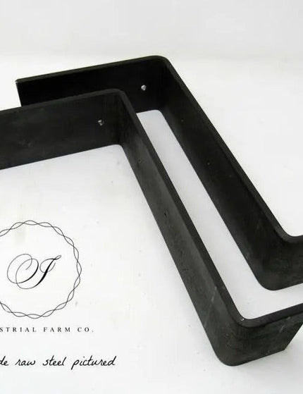 The Cedarvale Shelf Supports Shelf Support 3"  Depth Finish Black Powder Coat | Industrial Farm Co