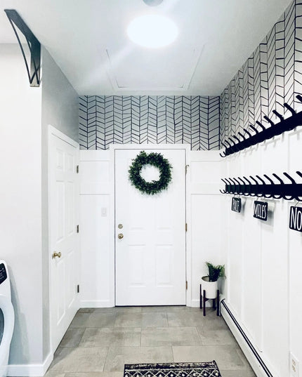 The Christopher Double Hook Coat Rack Coat Rack 10" Wall Mount Length Finish Copper Powder Coat | Industrial Farm Co