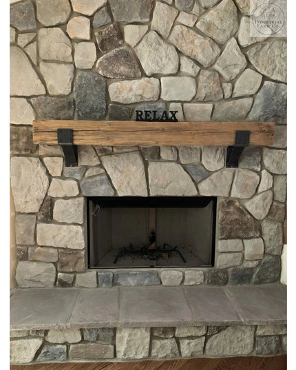 The Clermont Farmhouse Shelf Mantle Support Brackets/Corbels 6" Depth x 6" Wall Mount Length Finish Gold Powder Coat | Industrial Farm Co