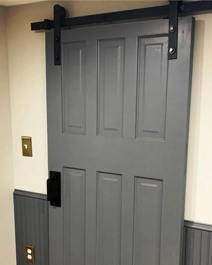 The Corning Handle Door Handle/ Pull Clear Coat Flat Push Plate Do Not Include Flat Pushplate | Industrial Farm Co