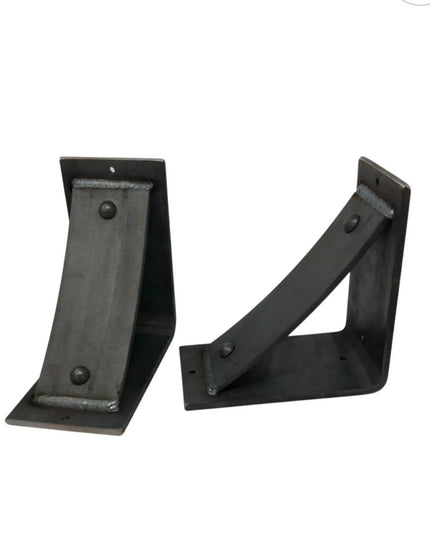 The Cortland Pantry Shelf Support Brackets/Corbels 5" Depth x 5" Wall Mount Length Finish Copper Powder Coat | Industrial Farm Co