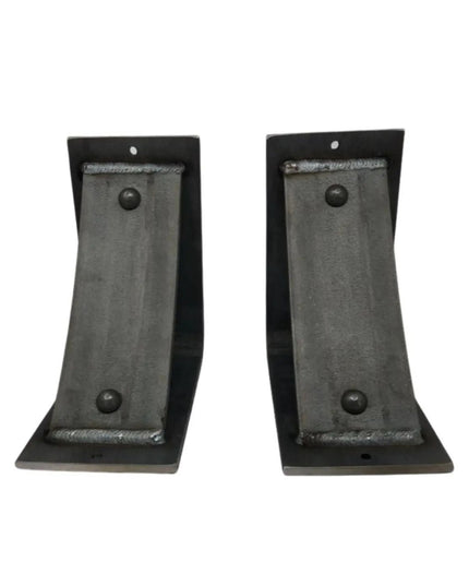 The Cortland Pantry Shelf Support Brackets/Corbels 5" Depth x 5" Wall Mount Length Finish Gold Powder Coat | Industrial Farm Co