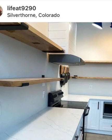 The Dudley Shelf Support Shelf Support 3"  Depth Finish Gold Powder Coat | Industrial Farm Co