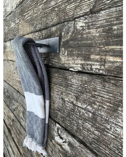 The Ginger Horseshoe Hook Towel Bar Copper Powder Coat   | Industrial Farm Co