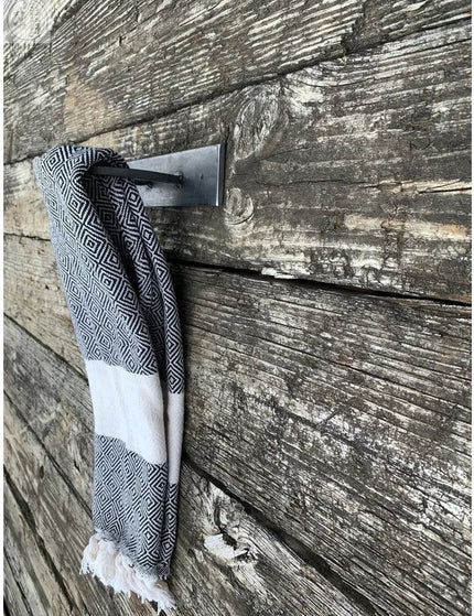 The Ginger Horseshoe Hook Towel Bar Copper Powder Coat   | Industrial Farm Co