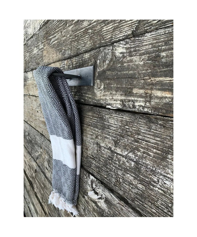 The Ginger Horseshoe Hook Towel Bar Copper Powder Coat   | Industrial Farm Co