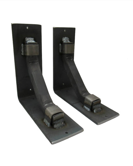 The Hornell Industrial Shelf Support Shelf Support 7" Depth x 7" Wall Mount Length Finish Copper Powder Coat | Industrial Farm Co