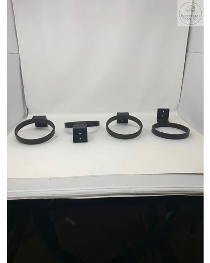 The Hudson Wall Mounted Potholder Plant Holder 6" Pot Finish Gold Powder Coat | Industrial Farm Co