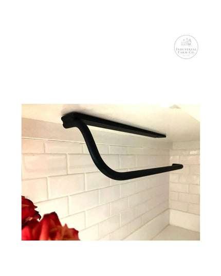 The Hyde Hall Paper Towel Holder Paper Towel Holder Open to the Right Finish Clear Coat | Industrial Farm Co