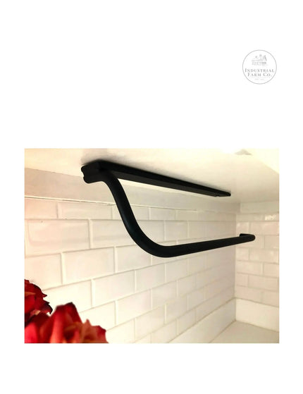 The Hyde Hall Paper Towel Holder Paper Towel Holder Open to the Right Finish Clear Coat | Industrial Farm Co