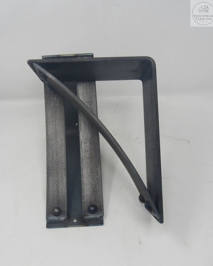 The Jamestown 4" Wide Shelf Bracket Brackets/Corbels 8" Depth x 8" Wall Mount Length Finish Gold Powder Coat | Industrial Farm Co