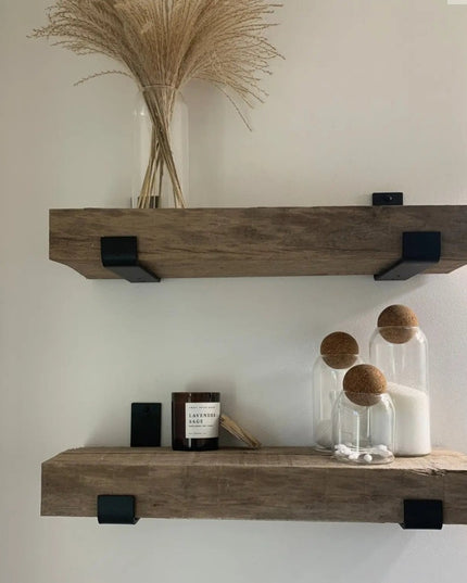 The Jane J Style Shelf Brackets Shelf Support 3"  Depth Finish Raw - Uncoated Metal | Industrial Farm Co