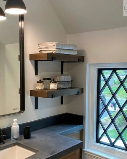 The KT Z Style Shelf Support Shelf Support 3"  Depth Finish Copper Powder Coat | Industrial Farm Co