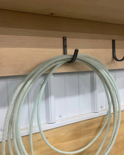 The Kenny Metal Wall Hooks Hook .5"  Wide Hook Finish Copper Powder Coat | Industrial Farm Co